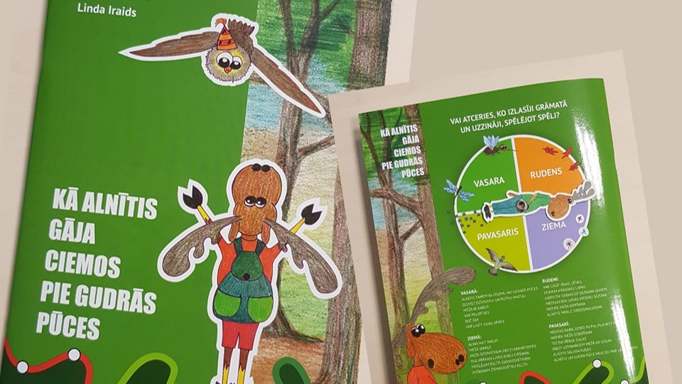 Rīgas bērnudārzi saņēmuši dāvanā izzinošas grāmatas par mežu