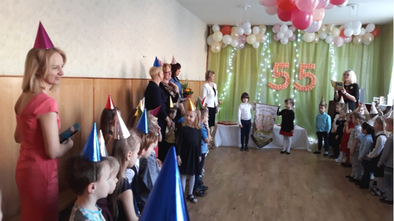 Rīgas Grīziņkalna pirmsskolas 55. gadu dzimšanas dienas svinības
