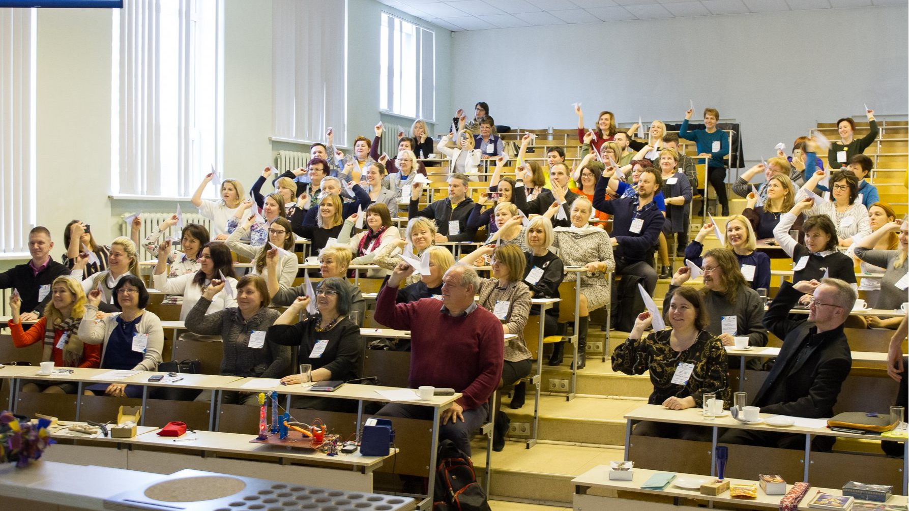 Rīgas skolu pedagogi forumā RTU iepazīst tehnoloģiju izglītības aspektus 