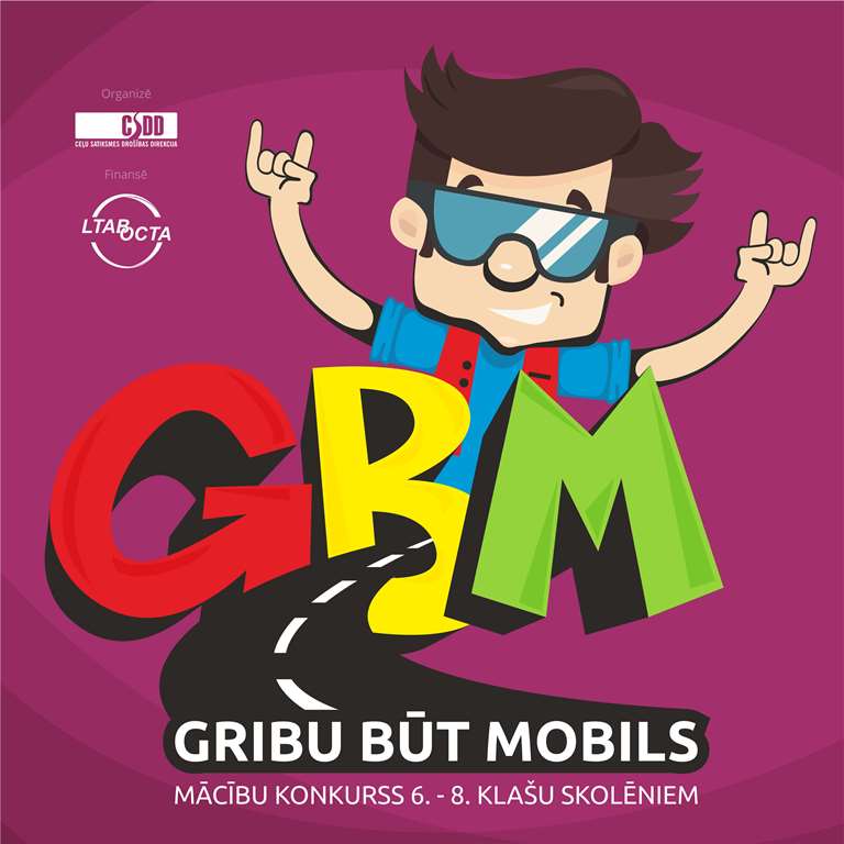  CSDD konkurss „Gribu būt mobils” sāks jauno sezonu 1. oktobrī