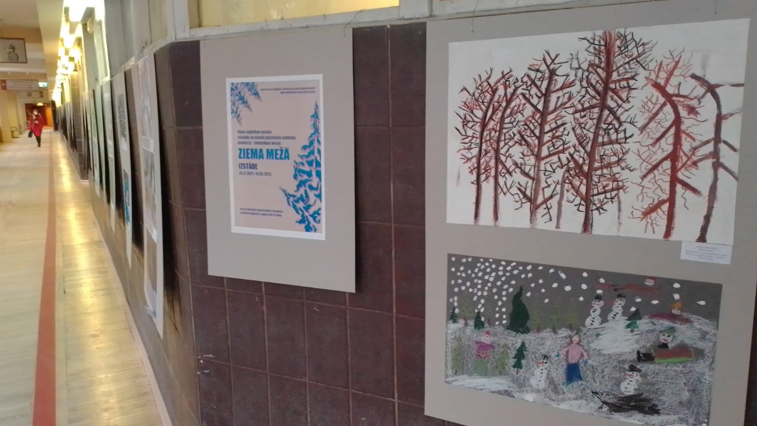 Rīgas izglītības iestāžu vizuālās un vizuāli plastiskās mākslas konkurss ‘’Ziema mežā’’
