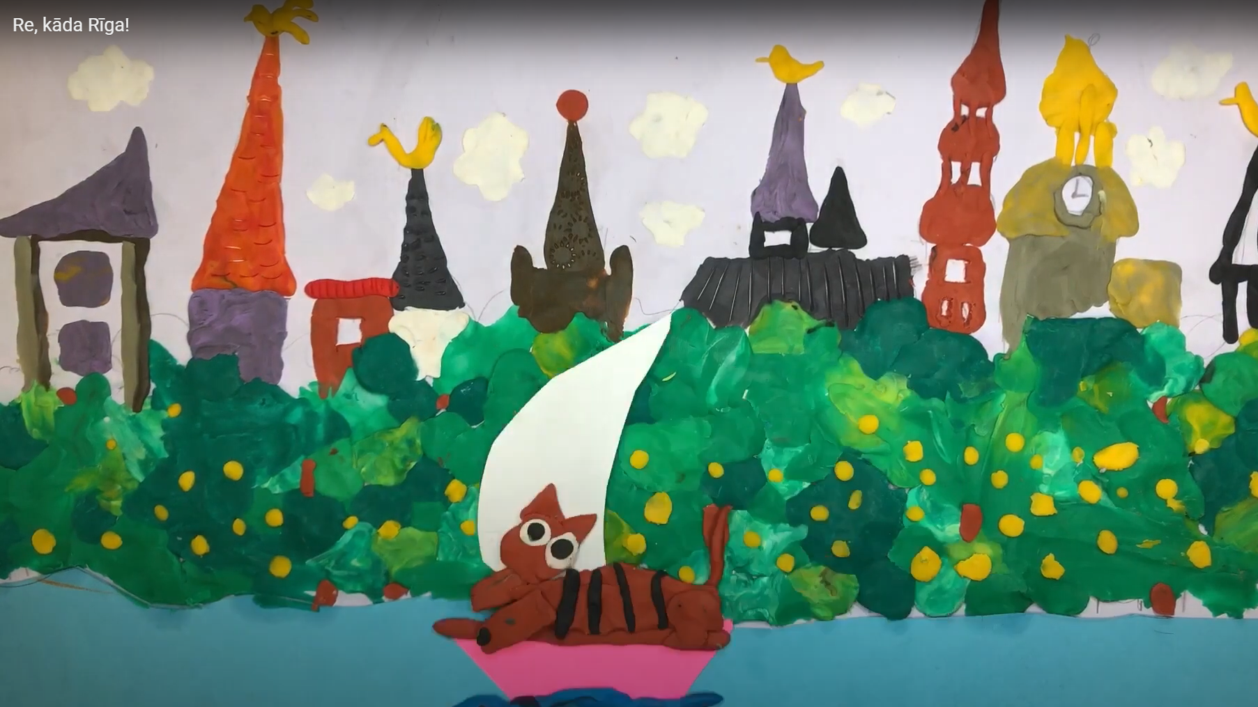 Audzēkņu kopīgiem spēkiem radīta animācijas filmiņa "Re, kāda Rīga"