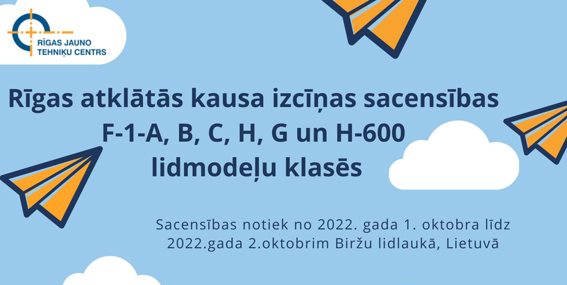 Rīgas atklātās kausa izcīņas sacensības lidmodelismā
