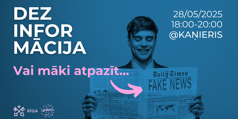 Pasākums jauniešiem par dezinformāciju un kritisko domāšanu 