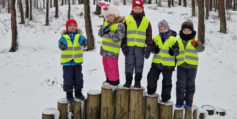 Pirmais sniegs rosina sportot