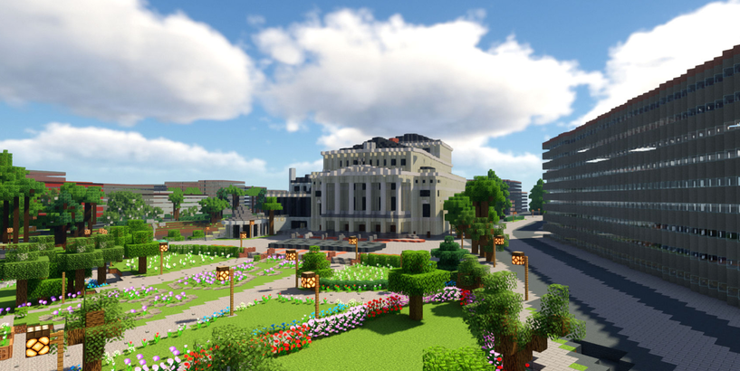 Rīdzinieki aicināti piedalīties bērnu veidotajās Rīgas nākotnes vīzijās Minecraft vidē