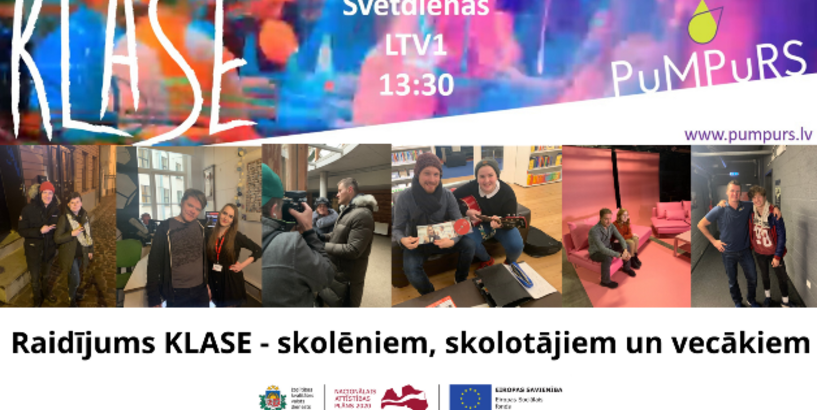 Raidījums "KLASE" skolēniem, skolotājiem un vecākiem