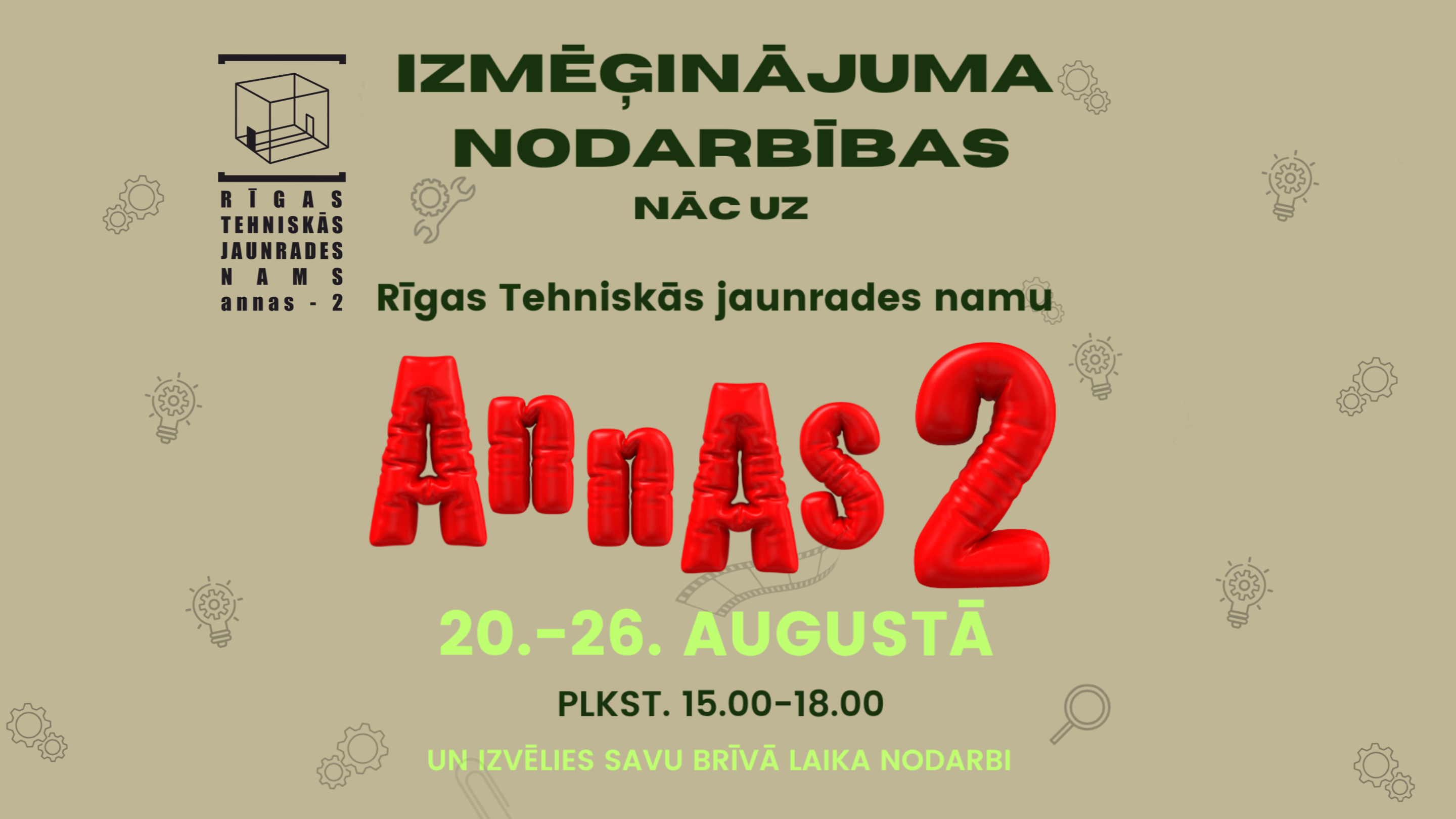 Izvēlies kvalitatīvu interešu izglītību – nāc uz izmēģinājuma nodarbībām RJTN “Annas 2”!
