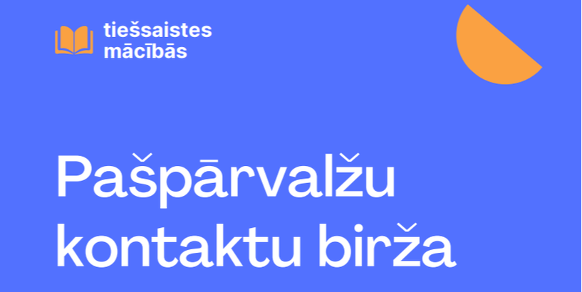 Tiešsaistes mācības “Pašpārvalžu kontaktu birža”