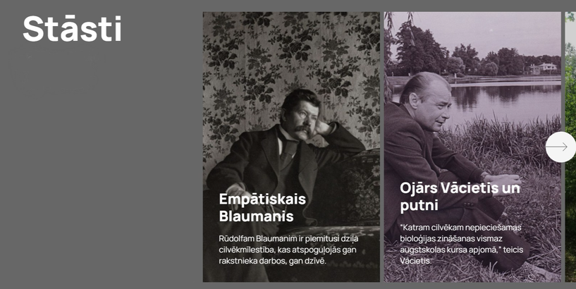 Atklāta Personību stāstu vietne 