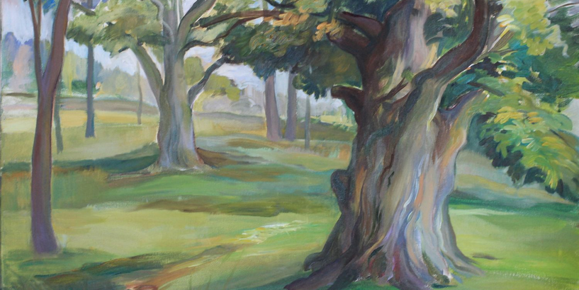 Latvijas dižkokus godina gleznu izstādē Dabas muzejā