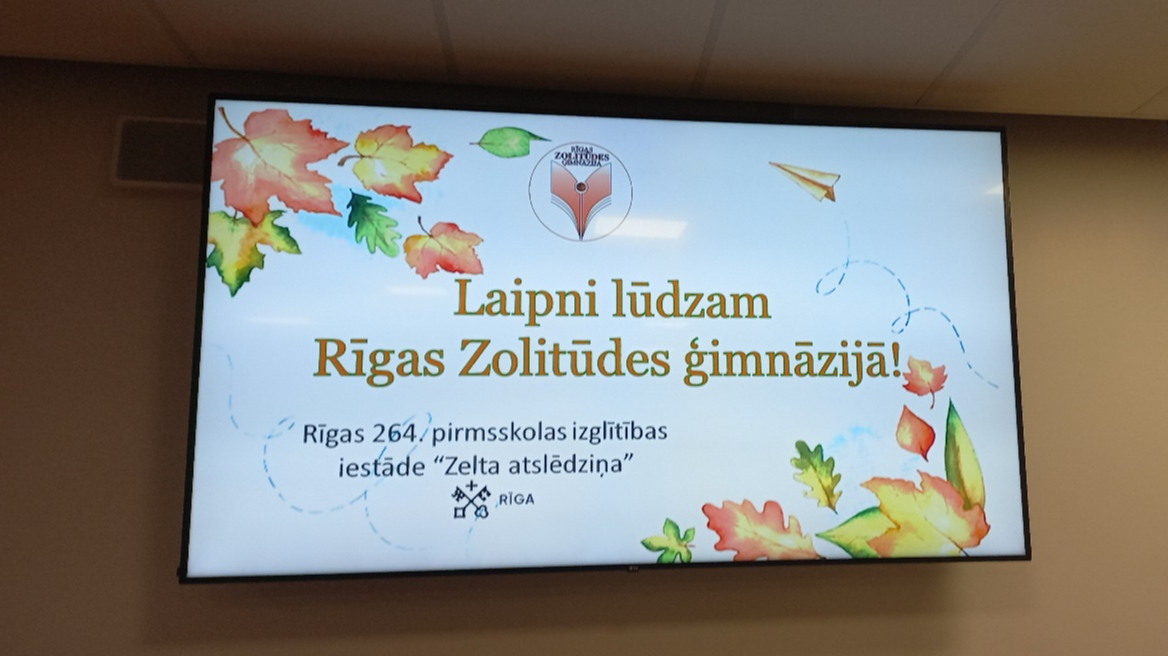 Rīgas Zolitūdes ģimnāzija ar skolu iepazīstina topošos audzēkņus