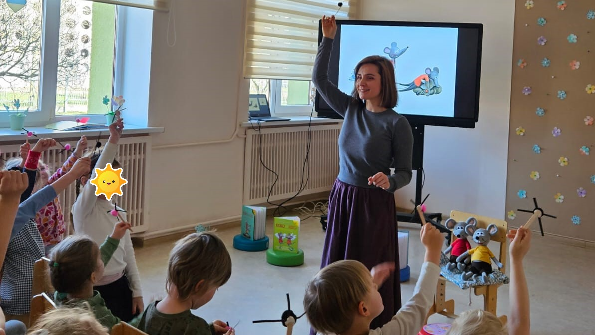 Projekti par grāmatām un tikšanās ar bērnu grāmatu autori Eviju Gulbi