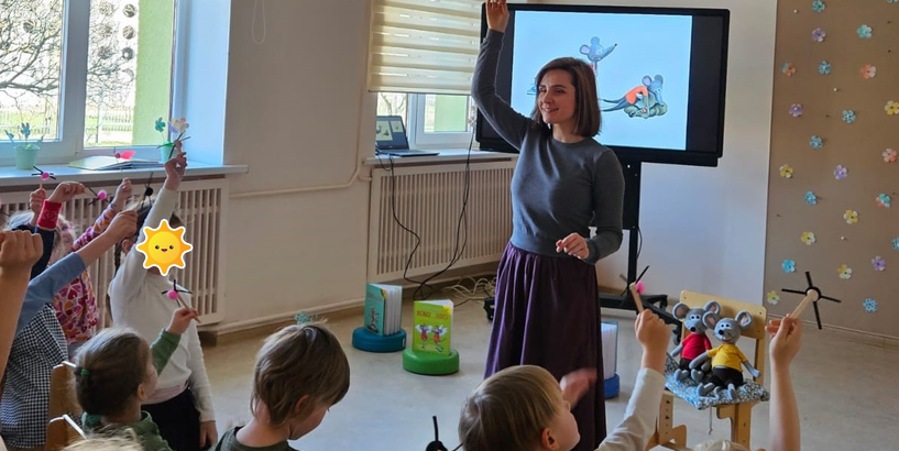 Projekti par grāmatām un tikšanās ar bērnu grāmatu autori Eviju Gulbi