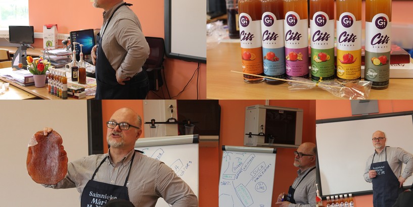 Skolā viesojās uzņēmuma “GiLine” pārstāvis