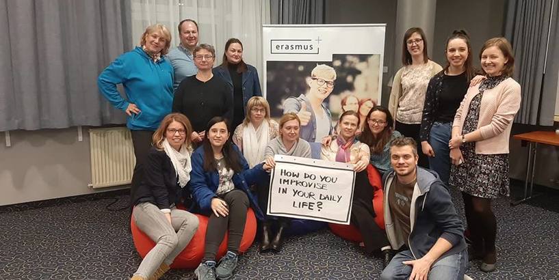 ERASMUS+ seminārs “Improvizācija mācību procesā”