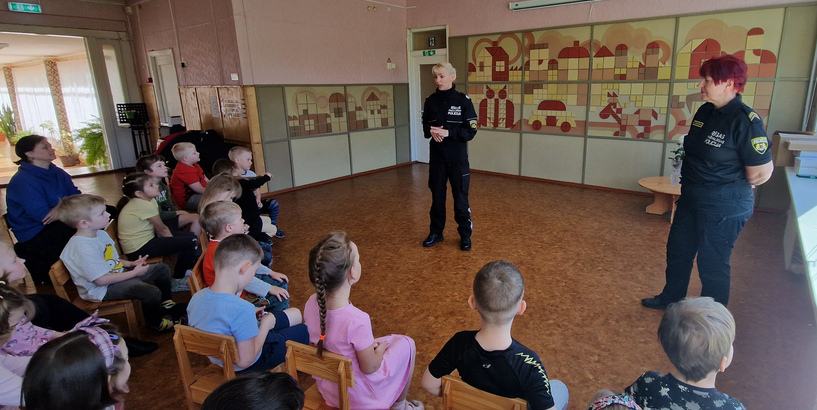 Lekcija par drošības un uzvedības noteikumiem