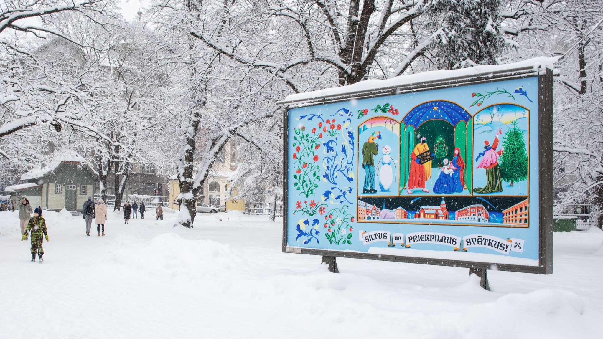 Ziemassvētku gaidīšanas laikā Rīgā aicina baudīt mazos ziemas priekus