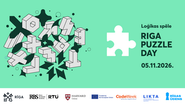 300 vidusskolēni sacentīsies loģikas uzdevumu risināšanā spēlē “Riga Puzzle Day”