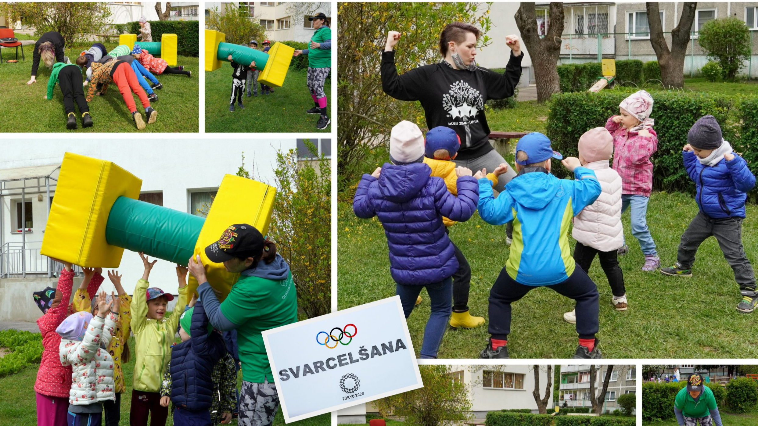 Olimpiskā Diena Rīgas pirmsskolas izglītības iestādē “Riekstiņš” 