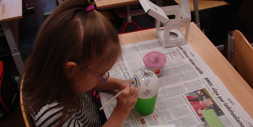 Nodarbība "Satiec meistaru - dekorators" 