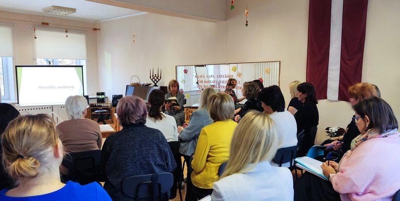 Pirmsskolu metodiķu iepazīšanās ar A.Krauforda agrīnās lasītmācīšanās metodiku