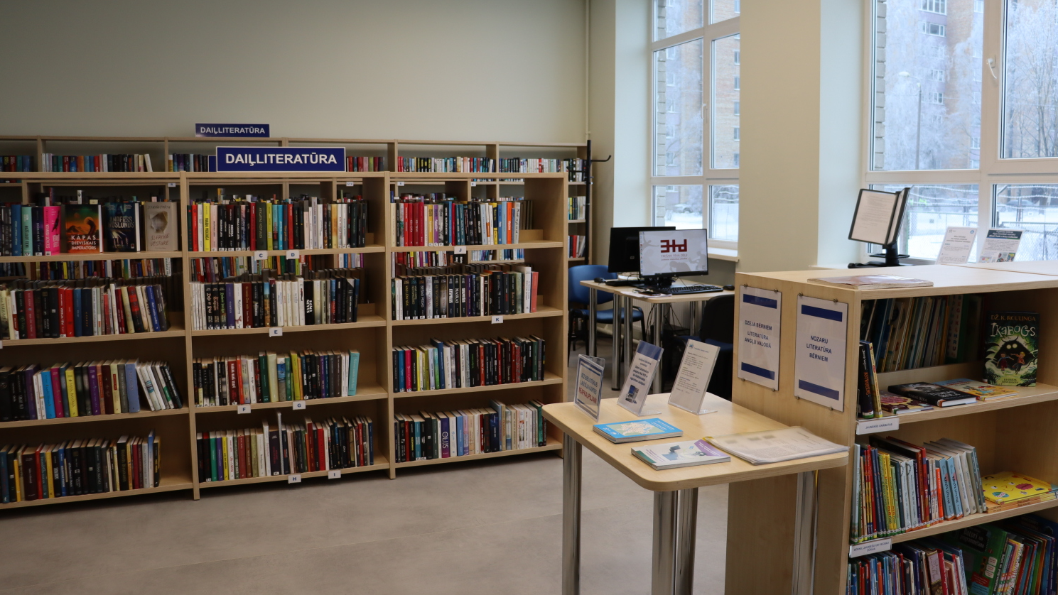 Februārī darbu atsāk  RCB Biķernieku filiālbibliotēka