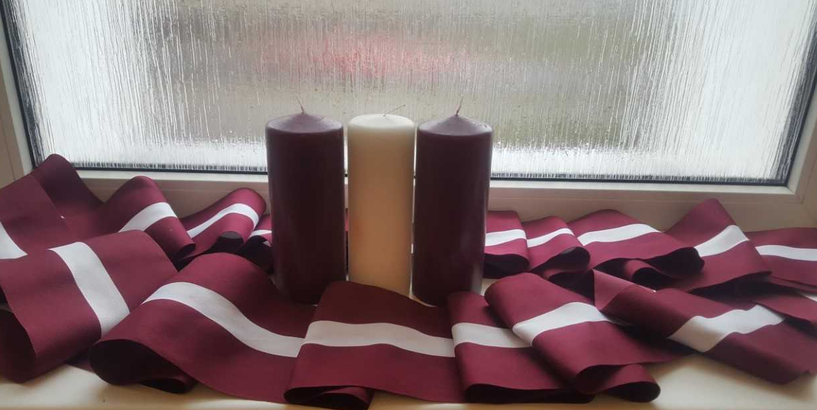 Rīgas 79. pirmsskolas izglītības iestādē sveic Latviju 102. dzimšanas dienā!