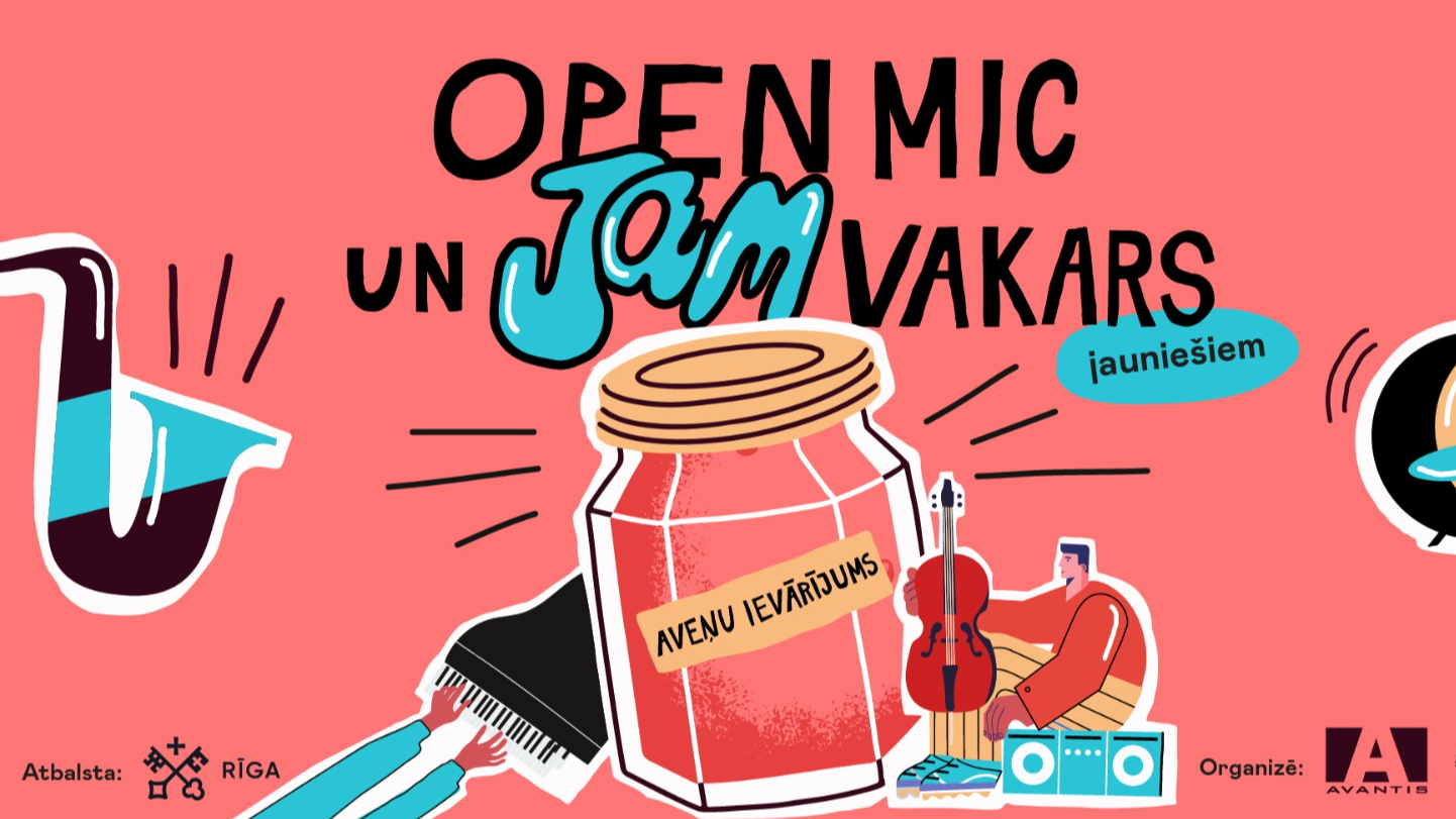 Vakars jauniešu muzikālajai izpausmei: “Open Night un Jam Session”