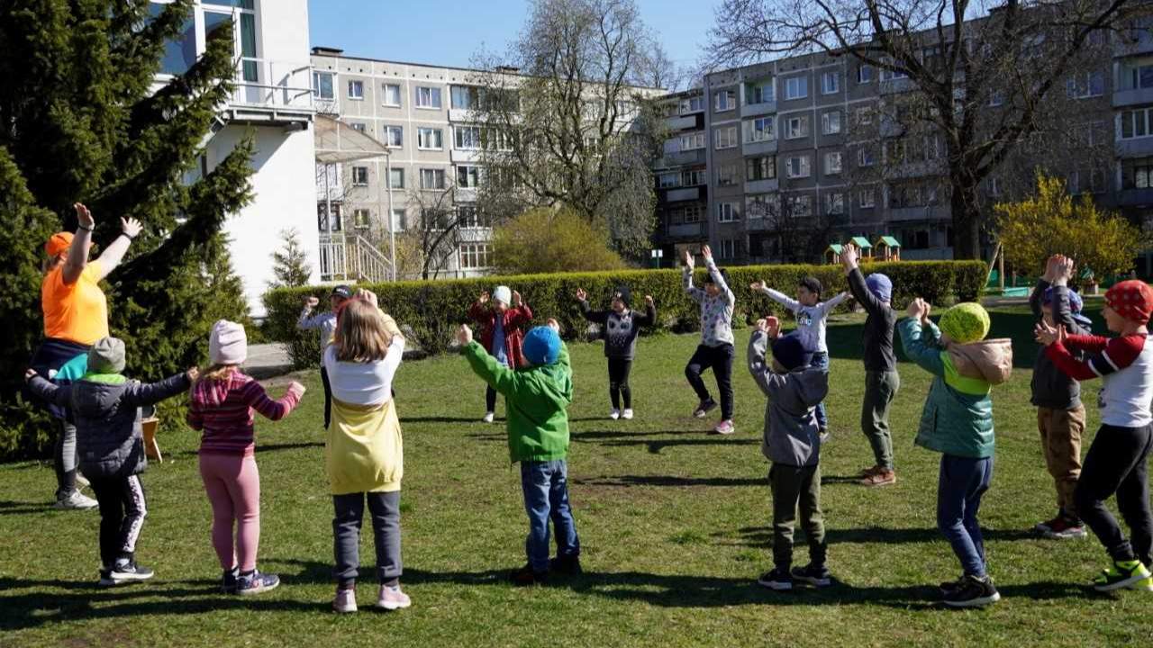 Olimpiskā Diena 2022 Rīgas pirmsskolas izglītības iestādē “Riekstiņš”