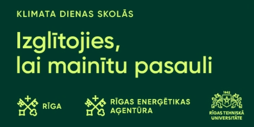 Pagarināta pieteikšanās konkursam “Klimata dienas skolās” līdz 12. novembrim