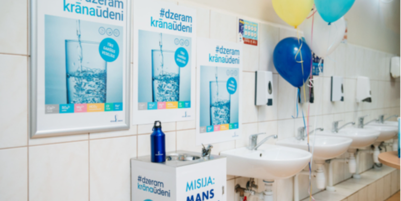 Rīgā atklās pirmo no deviņām dzeramā ūdens stacijām pašvaldības skolās