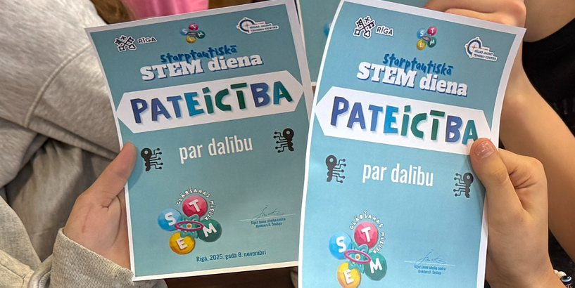  Starptautiskās STEM dienas ietvaros notika aizraujoša glābšanas misija “Rīga bez enerģijas”