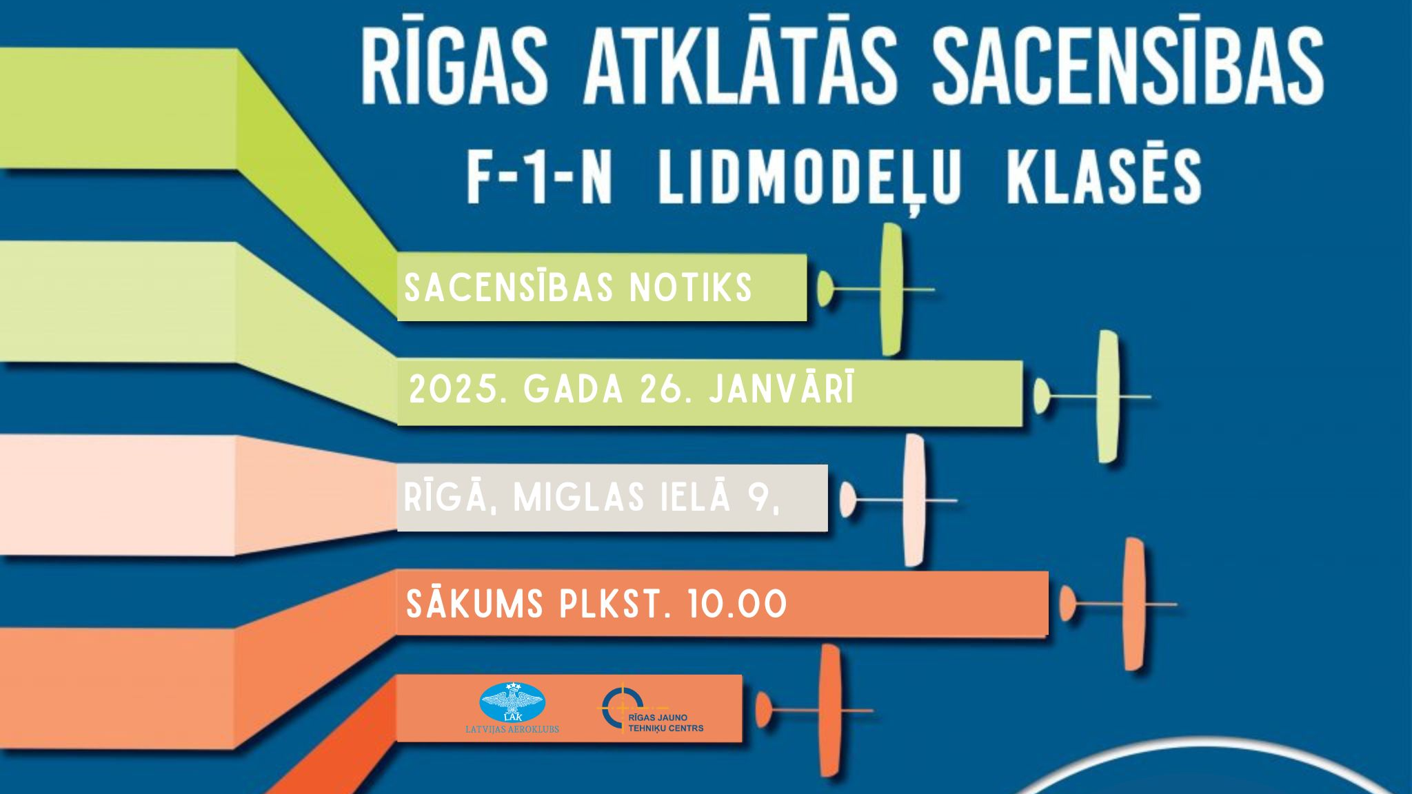 Aicinām piedalīties lidmodelisma sacensībās!