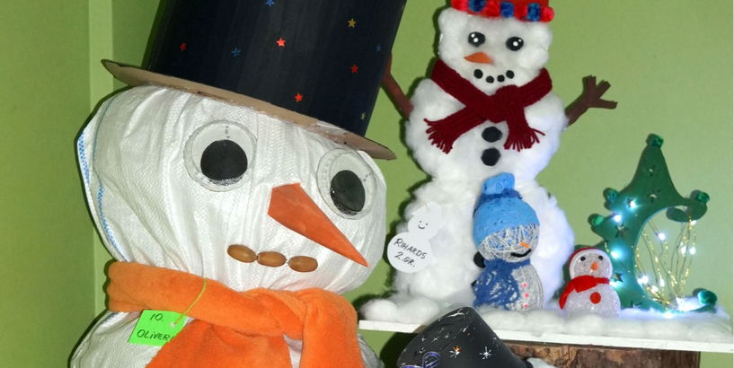 Sniegavīru izstāde Rīgas pirmsskolas izglītības iestādē “Riekstiņš”