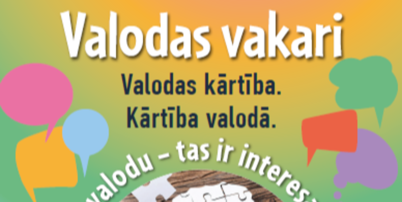 Aicinām uz sarunu „Valodas kārtība. Kārtība valodā”