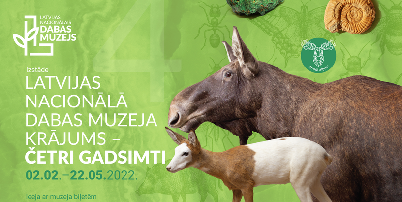 Izstāde par Dabas muzeja krājumu četros gadsimtos