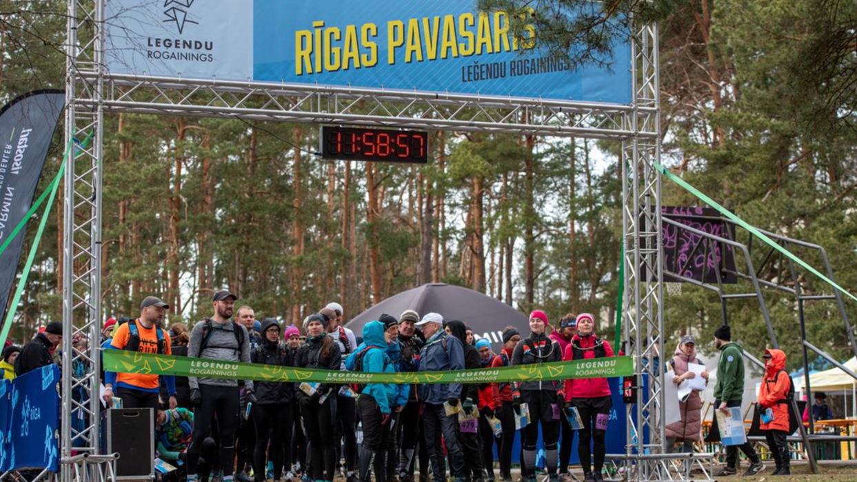 Aizvadīts “Rīgas pavasara leģendu rogainings” Jaunciemā
