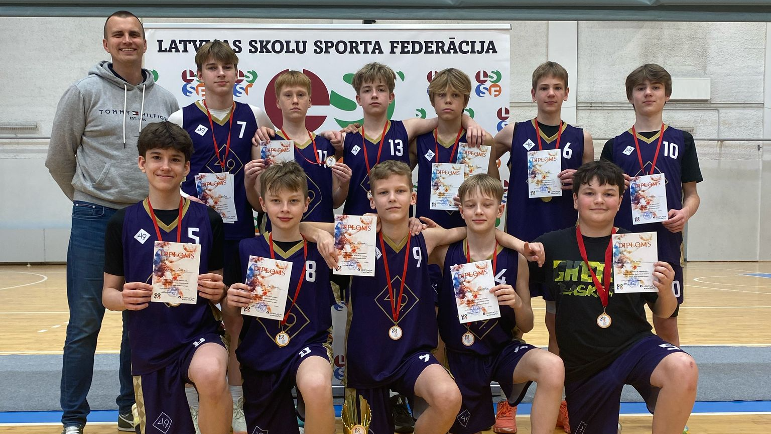 Latvijas Skolu sporta federācijas Latvijas Skolēnu 78.spartakiādes finālsacensības basketbolā