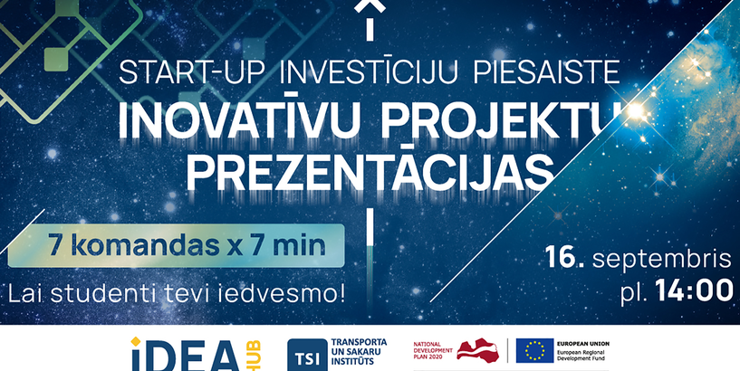 iDEAHUB studentu inovatīvu projektu prezentācijas pasākums