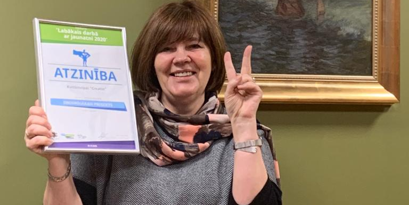 Skolēni atklāj Kultūrtelpu "Creatio”