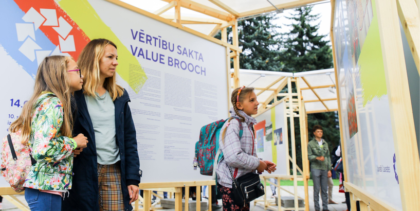 Izstādes “Vērtību sakta” atklāšana 