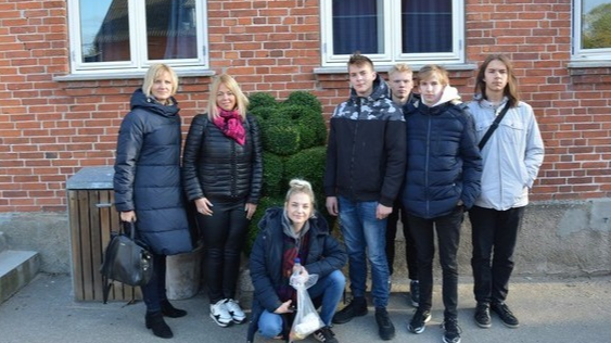 Rīgas Reinholda Šmēlinga vidusskolas skolēni ciemojās Dānijas skolā 