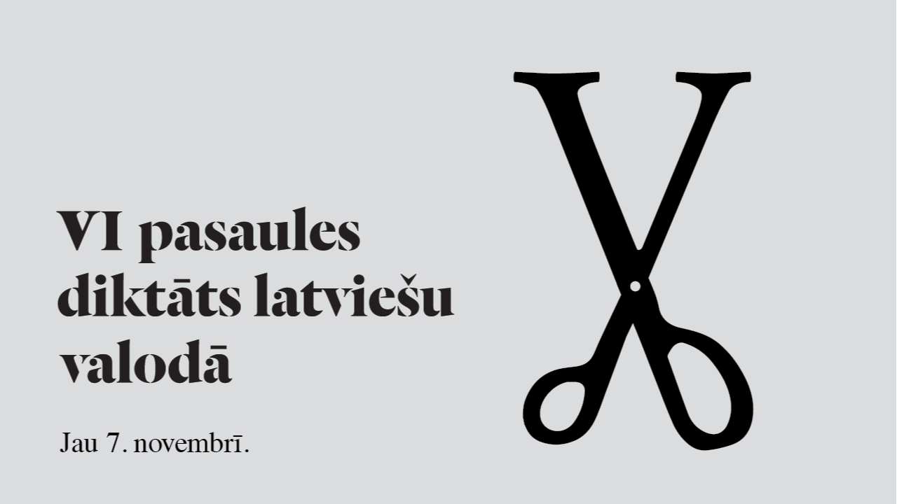 VI pasaules diktāts latviešu valodā notiks tiešsaistē
