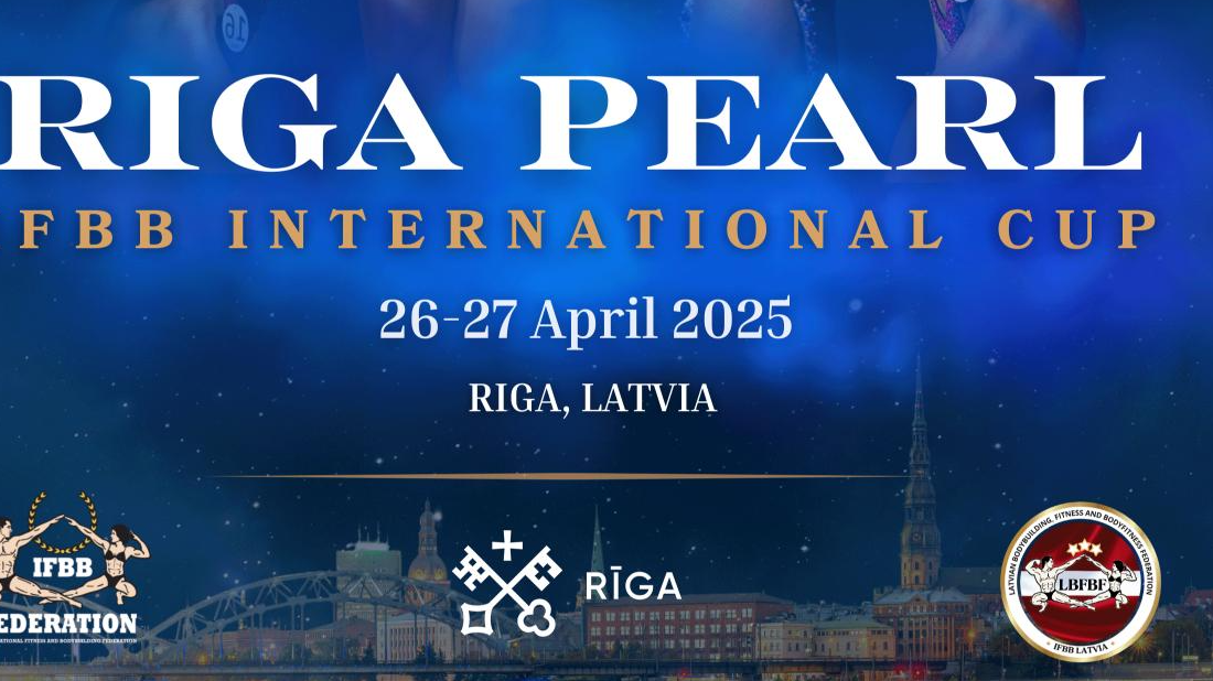 Rīgā notiks IFBB Starptautiskais kauss fitnesa sporta veidos "Rīgas pērle 2025"
