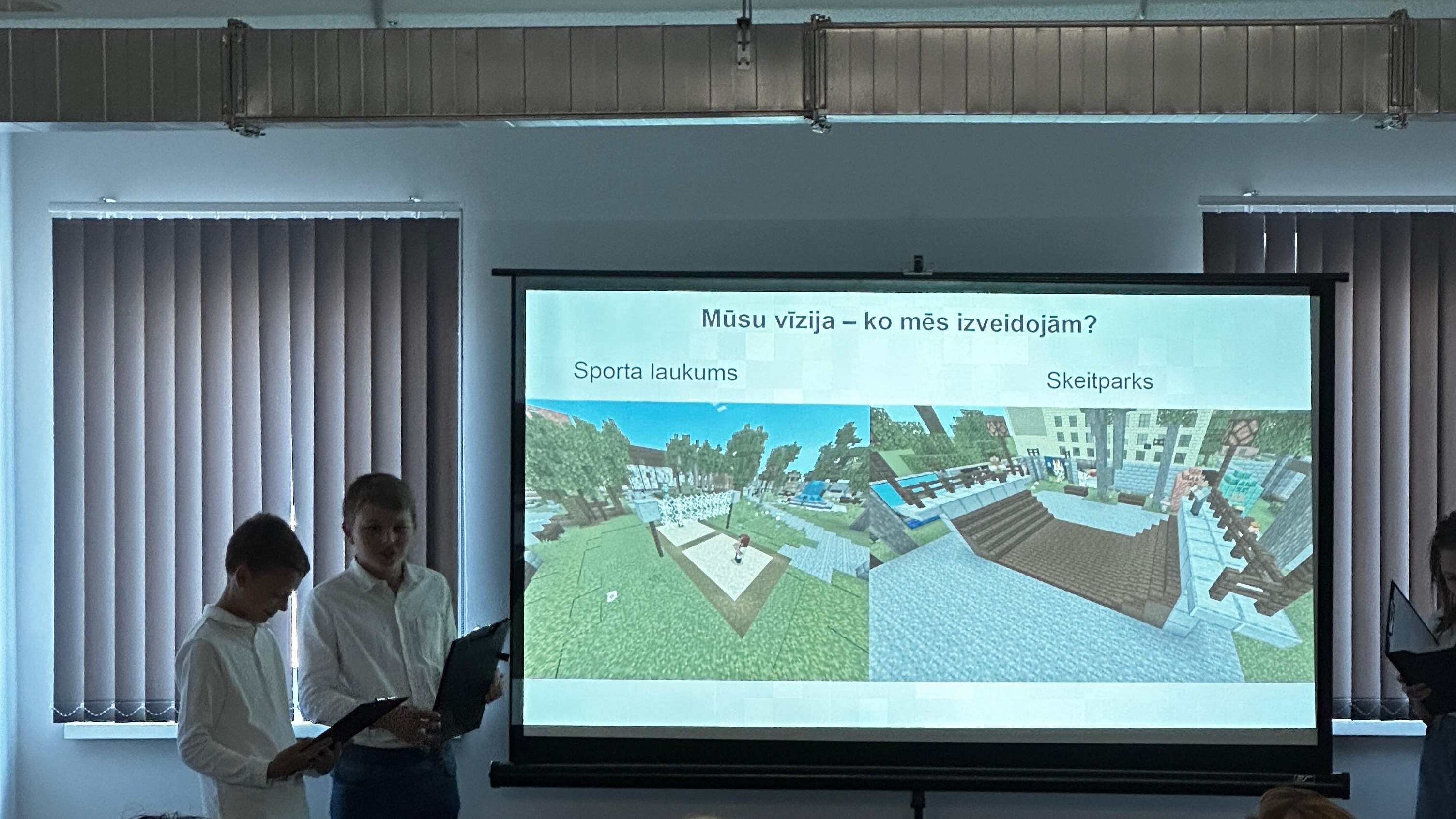 Jaunieši tiekas ar pašvaldību, lai kopā attīstītu Aristīda Briāna-Palīdzības ielas skvēru