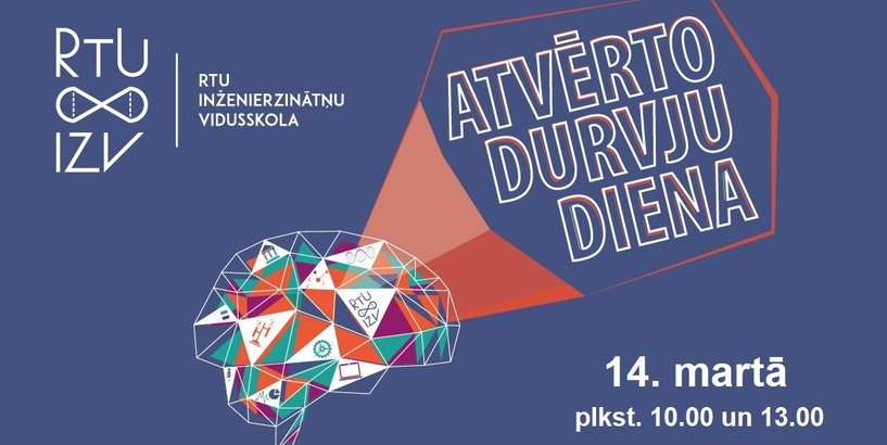 RTU Inženierzinātņu vidusskolā notiks Atvērto durvju diena
