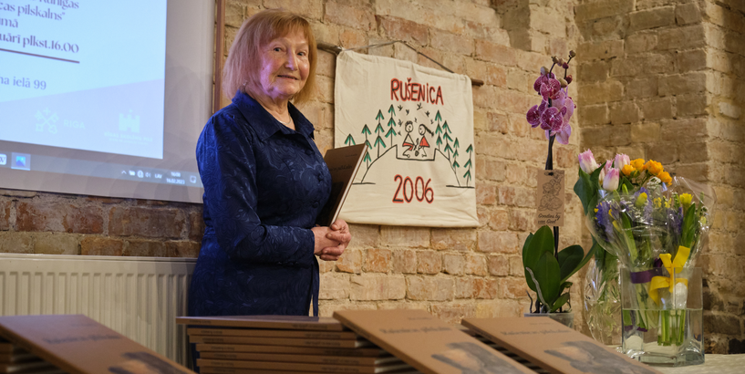 Svinīgi atvērta grāmata “Rušenicas pilskalns”