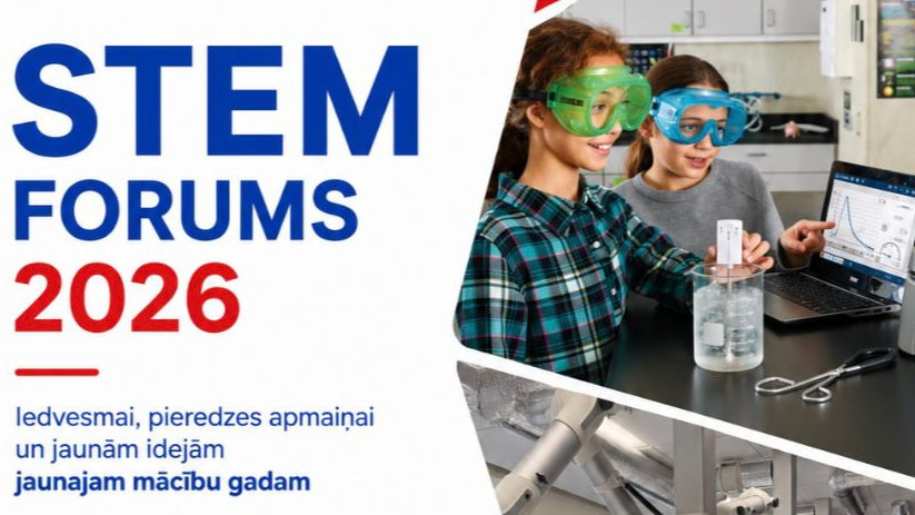 STEM Forums 2026, kas norisināsies 20. augustā plkst. 11:00 ATTA Centrā, Rīgā.