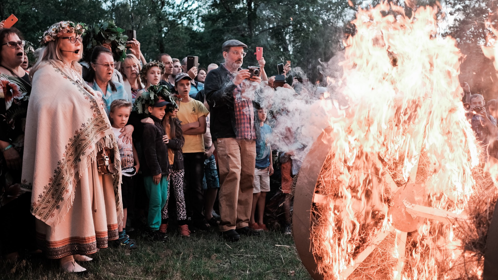 Rīgā svētkus svinēja vairāki desmiti tūkstošu līgotāju